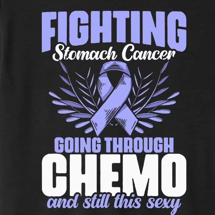 Periwinkle Ribbon Fighting Stomach Cancer Awareness ChromaSoft Performance T-Shirt