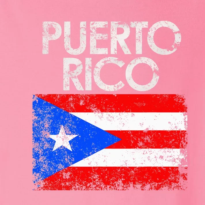 Puerto Rico Flag Pride Souvenir Retro Island Gift Toddler Long Sleeve Shirt