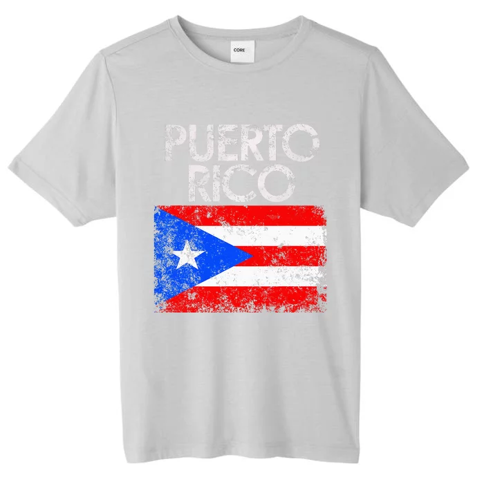 Puerto Rico Flag Pride Souvenir Retro Island Gift ChromaSoft Performance T-Shirt