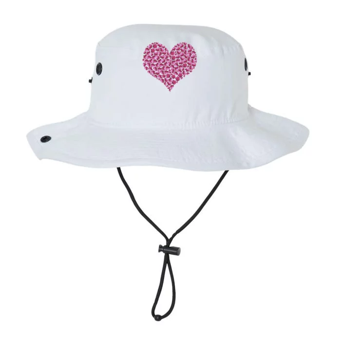 Pink Rose Flower Heargreat Gift Roses Lovers Valentines Day Cute Gift Legacy Cool Fit Booney Bucket Hat