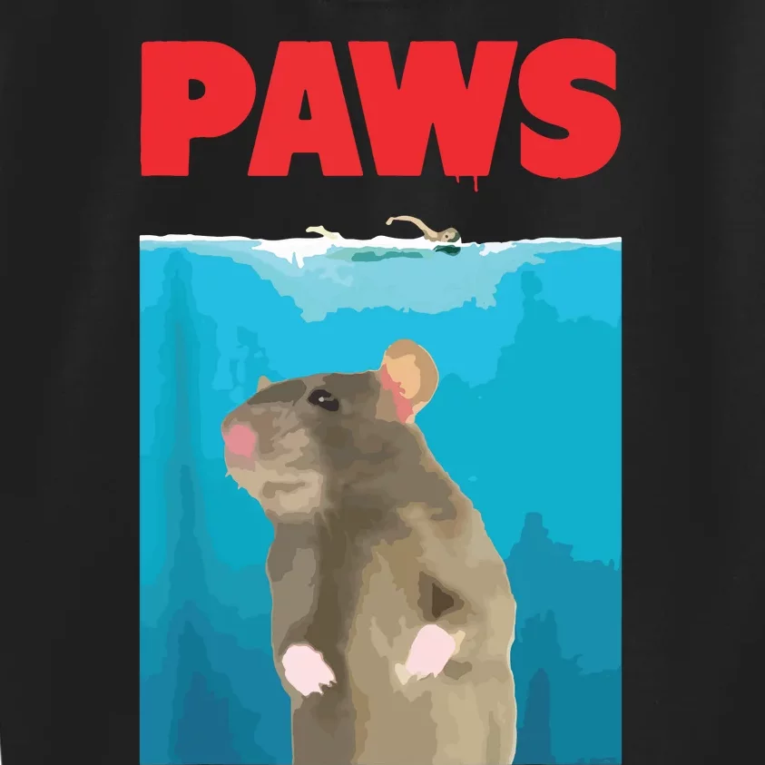 Paws Rat Funny Parody Mouse Lover Gifts Kids Sweatshirt