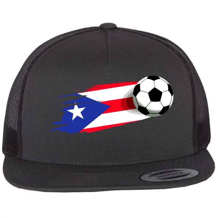 Puerto Rico Flag Jersey Puerto Rico Soccer Team Puerto Rico Flat Bill Trucker Hat