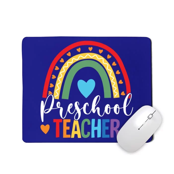 Preschool Rainbow Fun Back To School Preschool PreK Teacher Gift Mousepad