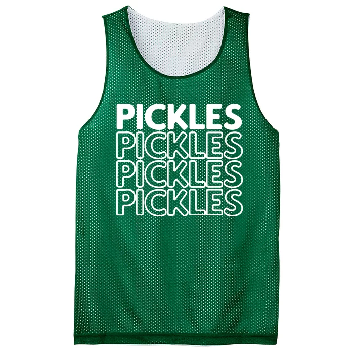 Pickles Retro Green Gift Mesh Reversible Basketball Jersey Tank