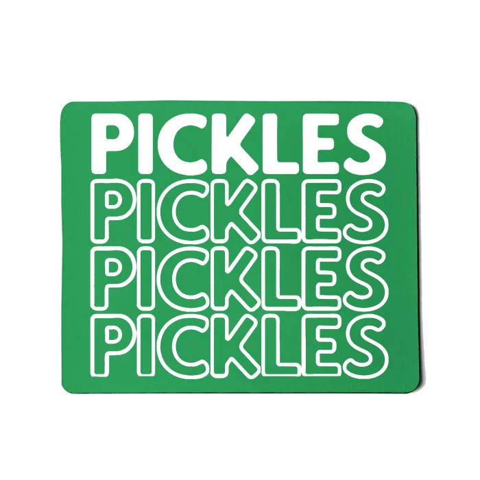 Pickles Retro Green Gift Mousepad