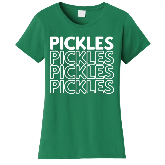 Pickles Retro Green Gift Women's T-Shirt