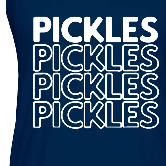 Pickles Retro Green Gift Ladies Essential Flowy Tank