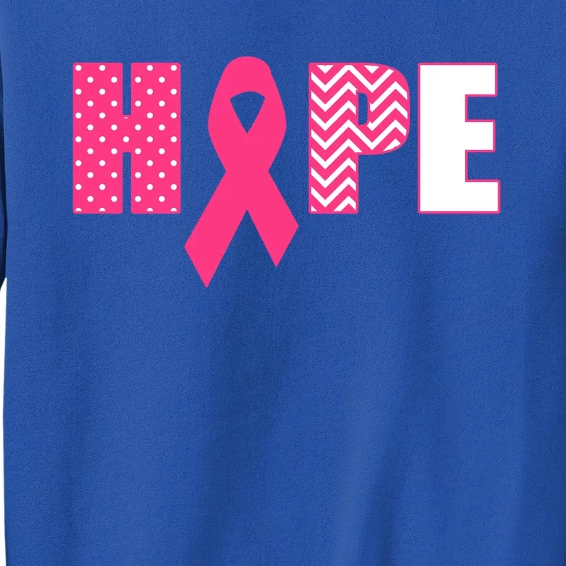 Pink Ribbon Gift With Saying Hope Teen Sweatshirt