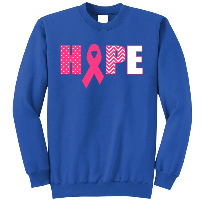 Pink Ribbon Gift With Saying Hope Teen Sweatshirt