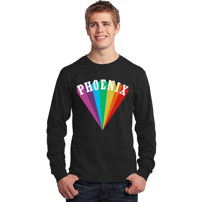 Phoenix Rainbow Graphic Funny Long Sleeve Shirt