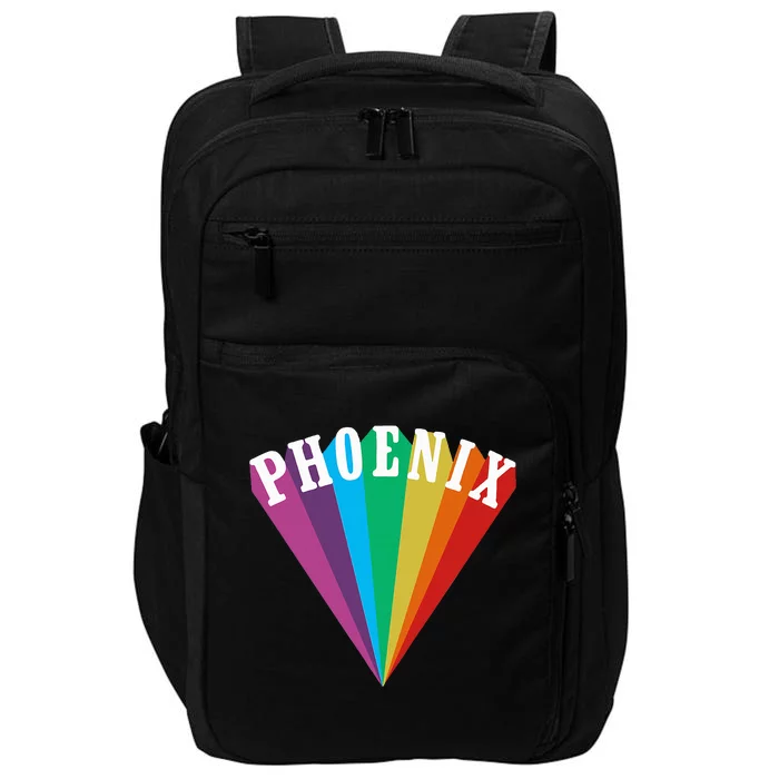 Phoenix Rainbow Graphic Funny Impact Tech Backpack