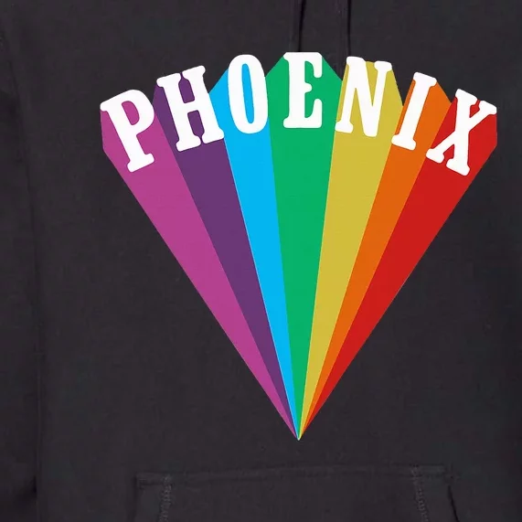 Phoenix Rainbow Graphic Funny Premium Hoodie