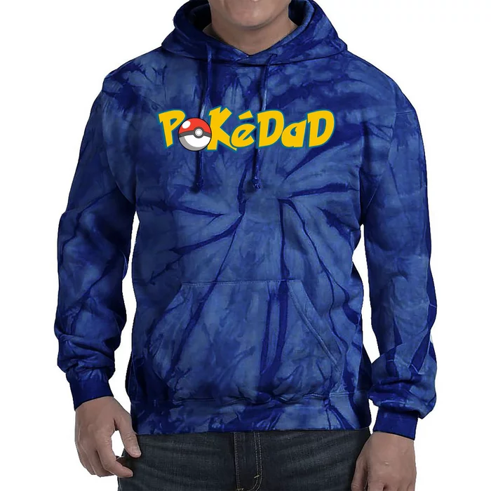 Pokedad Retro Gift For Dad Tie Dye Hoodie