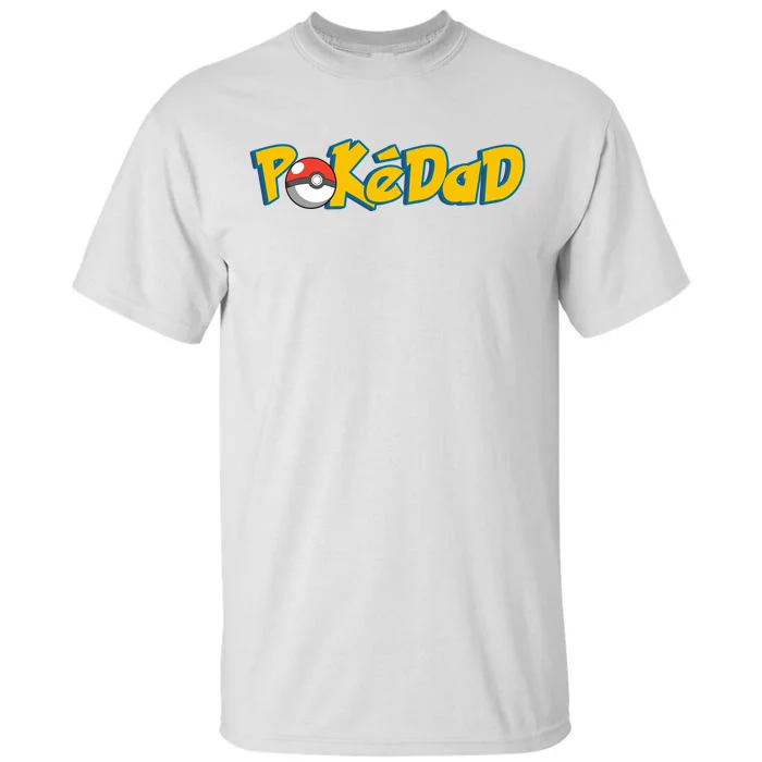 Pokedad Retro Gift For Dad Tall T-Shirt