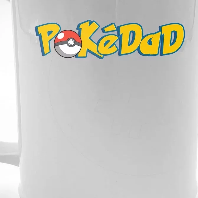 Pokedad Retro Gift For Dad Front & Back Beer Stein