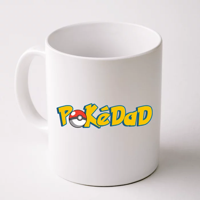 Pokedad Retro Gift For Dad Front & Back Coffee Mug