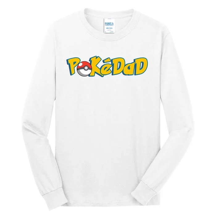 Pokedad Retro Gift For Dad Tall Long Sleeve T-Shirt