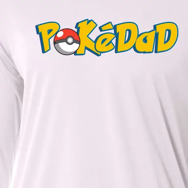 Pokedad Retro Gift For Dad Cooling Performance Long Sleeve Crew