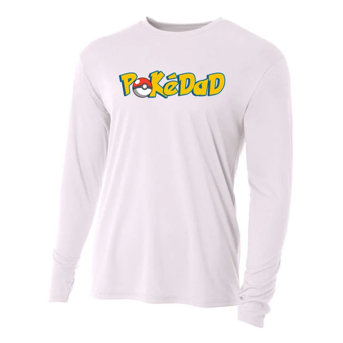 Pokedad Retro Gift For Dad Cooling Performance Long Sleeve Crew