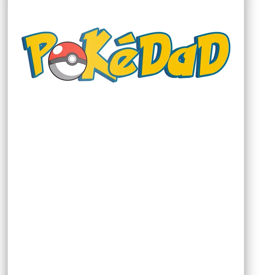 Pokedad Retro Gift For Dad Poster