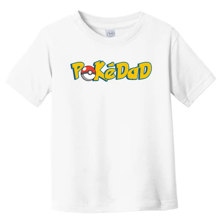 Pokedad Retro Gift For Dad Toddler T-Shirt