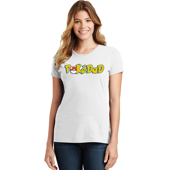 Pokedad Retro Gift For Dad Women's T-Shirt