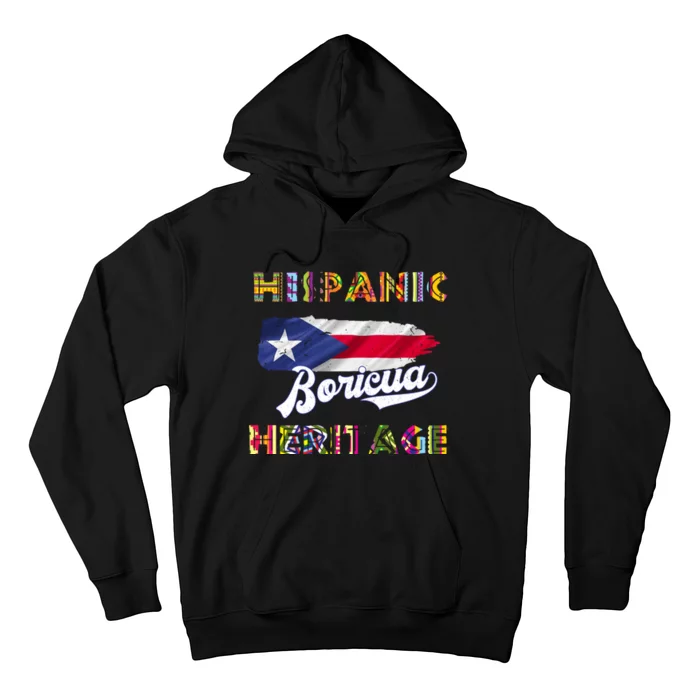 Puerto Rico Hispanic Heritage Month Boricua Hoodie