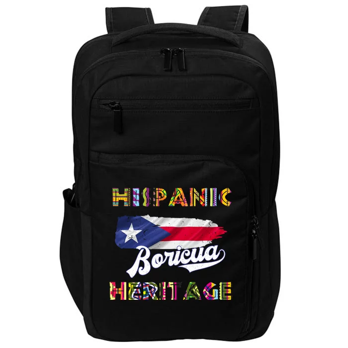 Puerto Rico Hispanic Heritage Month Boricua Impact Tech Backpack