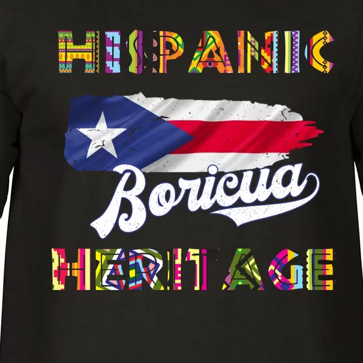 Puerto Rico Hispanic Heritage Month Boricua Comfort Colors T-Shirt