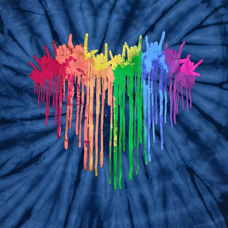 Pride Rainbow Heart Graphic Lgbt Tie-Dye T-Shirt