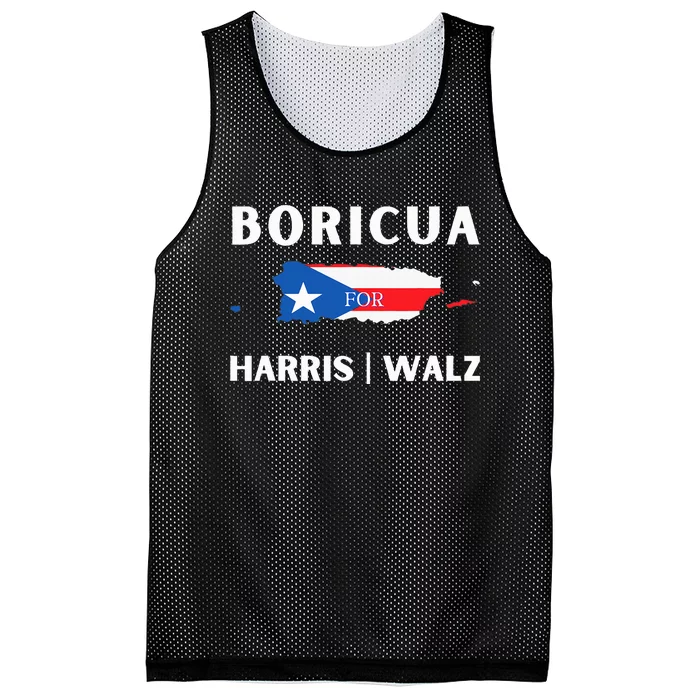 Puerto Ricans Harris 2024 Boricua For Harris Waltz Mesh Reversible Basketball Jersey Tank