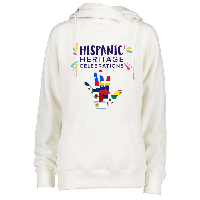 Puerto Rico Hispanic Heritage Gift Idea Meaningful Gift Womens Funnel Neck Pullover Hood