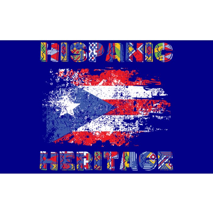 Puerto Rico Hispanic Heritage Month Gift Design Idea Gift Bumper Sticker