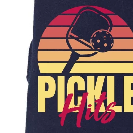 Pickleball Retro Hits Doggie 3-End Fleece Hoodie