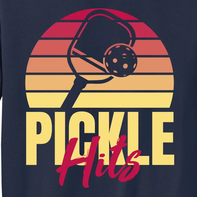 Pickleball Retro Hits Sweatshirt