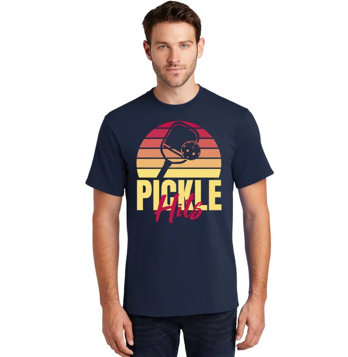 Pickleball Retro Hits Tall T-Shirt