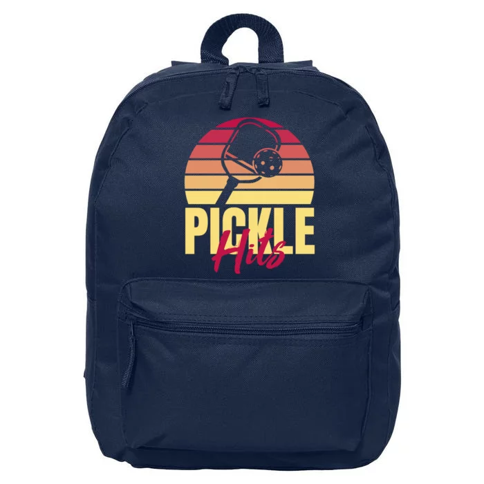 Pickleball Retro Hits 16 in Basic Backpack