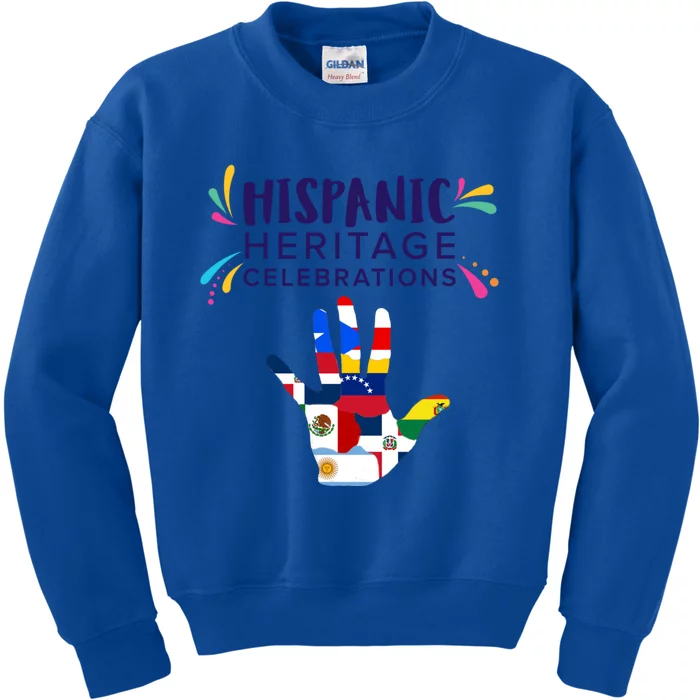 Puerto Rico Hispanic Heritage Gift Idea Funny Gift Kids Sweatshirt