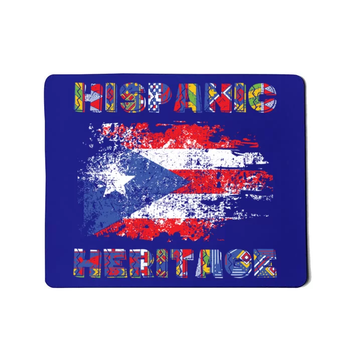 Puerto Rico Hispanic Heritage Month Gift Design Idea Gift Mousepad