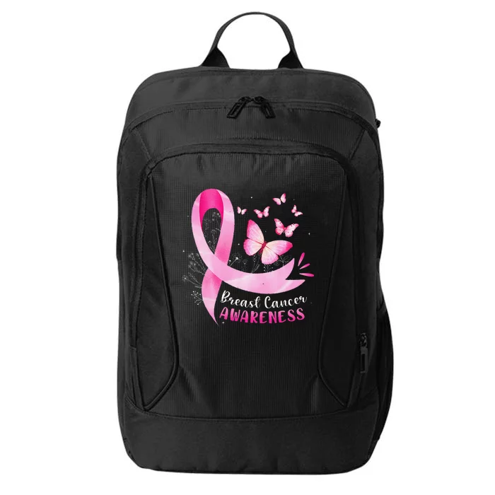 Pin.K Ribbon In October We Wear Pin.K Breast Cancer Awareness City Backpack