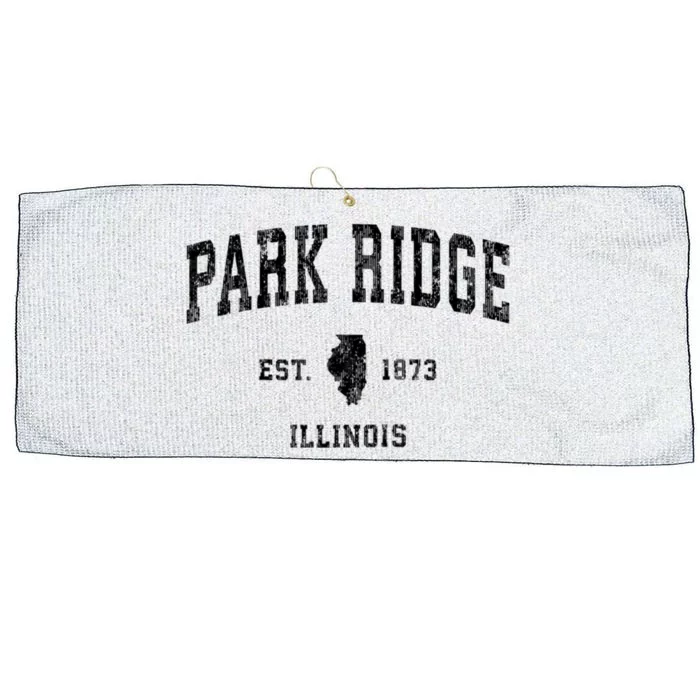 Park Ridge Illinois Il Vintage Established Sports Design Large Microfiber Waffle Golf Towel