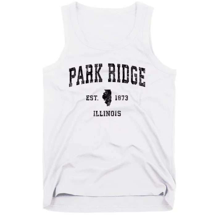 Park Ridge Illinois Il Vintage Established Sports Design Tank Top