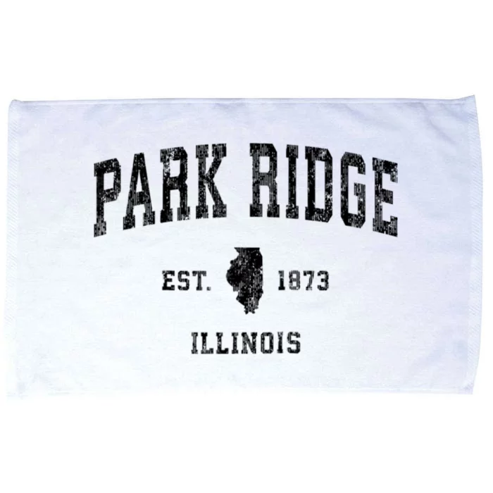 Park Ridge Illinois Il Vintage Established Sports Design Microfiber Hand Towel