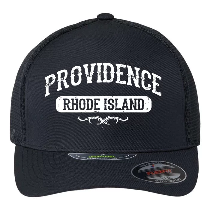 Providence Rhode Island Flexfit Unipanel Trucker Cap