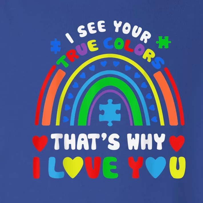 Puzzle Rainbow In April We Wear Blue Autism Awareness Month Toddler Long Sleeve Shirt