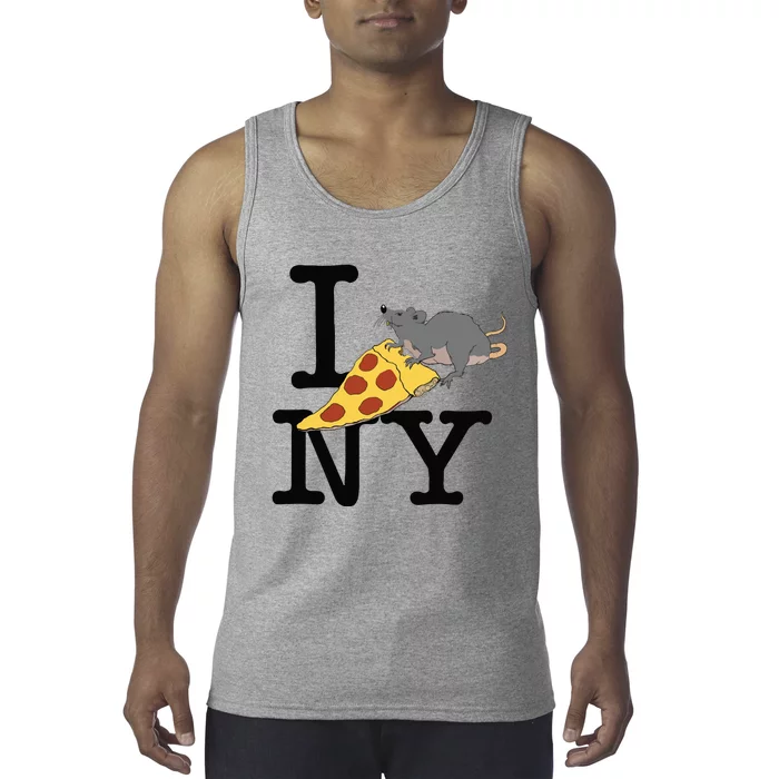 Pizza Rat Ironic Tank Top