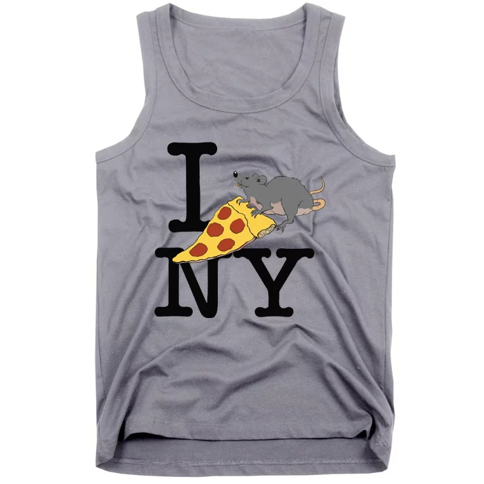 Pizza Rat Ironic Tank Top