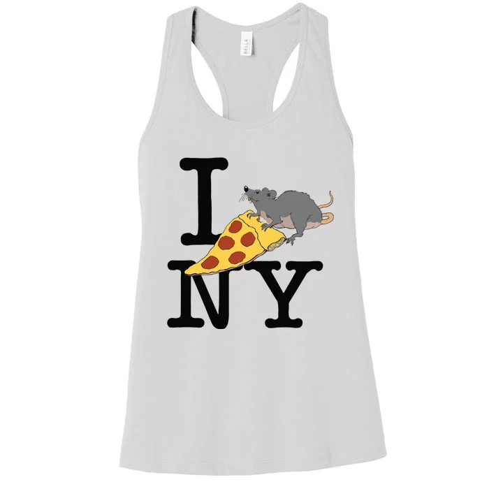 Pizza Rat Ironic Women's Racerback Tank