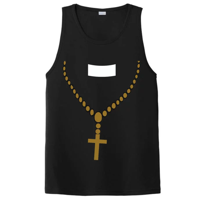 Priest Costume Cross Religion Performance Tank