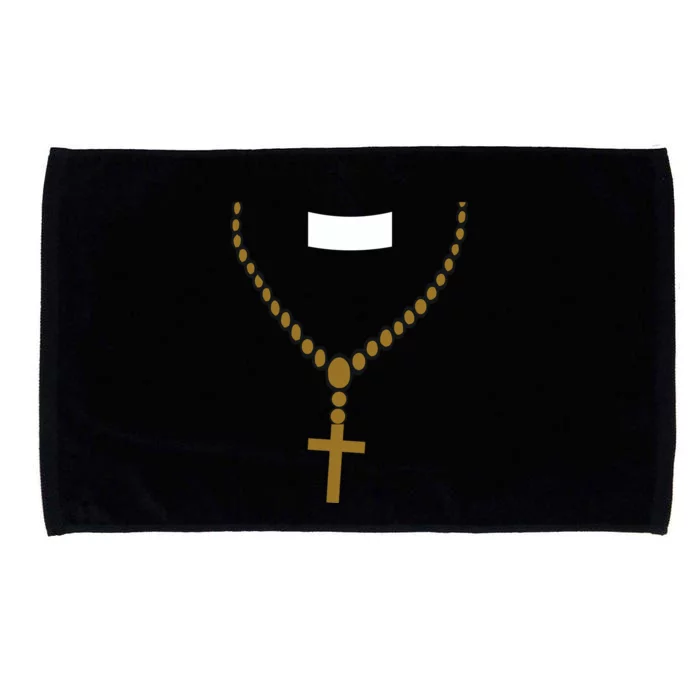 Priest Costume Cross Religion Microfiber Hand Towel